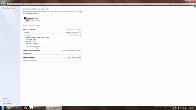 Windows Credential Manager - Manage passwords/credentials saved on your Windows machine смотреть онлайн