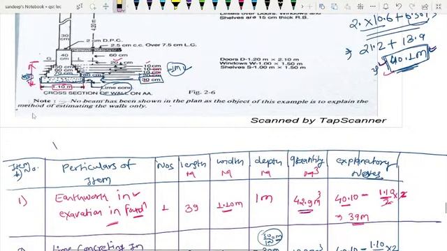 qsc lec-03 // centre line method // for diploma polytechnic civil classes // смотреть онлайн