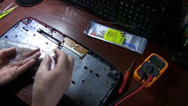 Ремонт залитой клавиатуры. смотреть онлайн