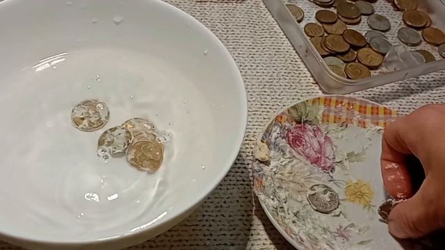 ЧИСТКА МОНЕТ! Щадящий СПОСОБ. смотреть онлайн