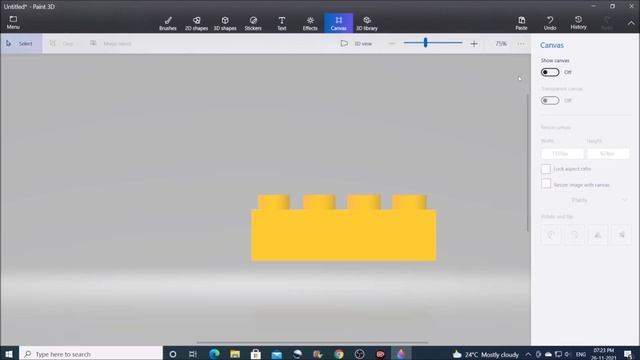 Paint 3D Tutorial - Creating Lego Blocks 3D Model - Creating Lego Bricks 3D Model смотреть онлайн