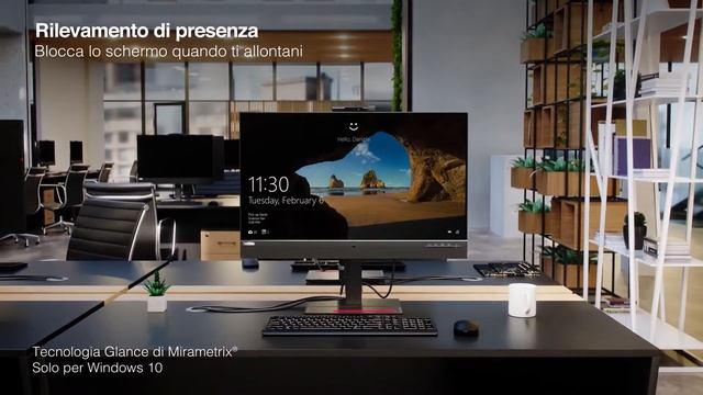 Lenovo ThinkVision T27hv Smart VoIP Monitor смотреть онлайн