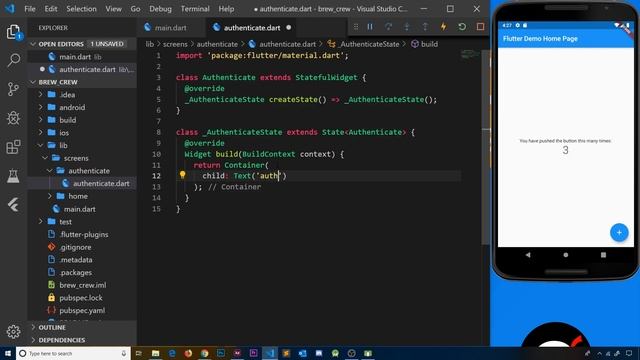 Flutter & Firebase App Tutorial #3 - Basic App Structure смотреть онлайн
