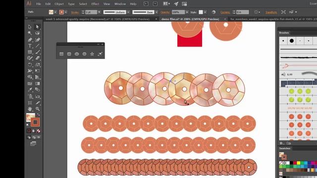 How to create a rhinestone sparkle brush in Illustrator - 52 weeks AI for - #5/3 fashion смотреть онлайн