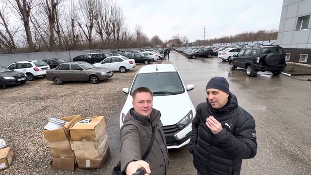 ВЛАДИМИР ЖДАЛ ЕЕ ДВЕ НЕДЕЛИ!БЕЛАЯ LADA GRANTA 2023.НАЧАЛИ КРАСИТЬ. ЗВОНИТЕ БРОНИРУЙТЕ смотреть онлайн