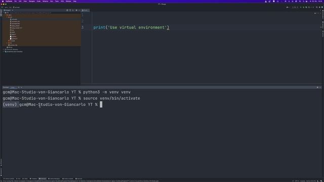 How to use virtual environment смотреть онлайн