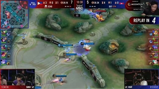 ECHO PHILIPPINES VS BURN X FLASH CAMBODIA: BATTLE FOR 3RD PLACE BEST OF FIVE - MSC 2023 смотреть онлайн