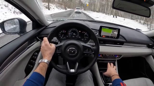 2022 Mazda 6 2.0 SKYACTIV G 165HP 0 100 POV Test Drive смотреть онлайн
