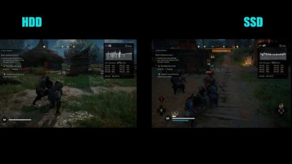Assassin's Creed Valhalla HDD VS SSD Test