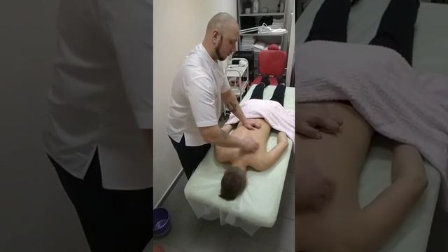 Профилактический массаж спины подрастку при тонусе мышц.