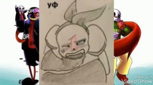 Underswap underfell vs swapfell комикс ( undertale )
