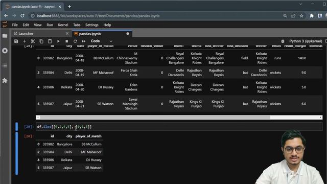 Pandas Tutorial - 2 | Selecting Rows and Columns | iloc and loc | NeuralQuest смотреть онлайн