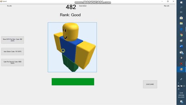 OOF CLICKER Deel 2 Mijn EigenGame смотреть онлайн