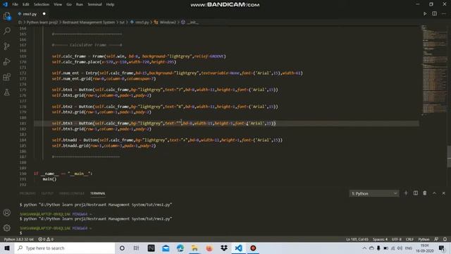 Adding widgets to calculator - Restaurant Management System | Python Tkinter Projects in Hindi смотреть онлайн