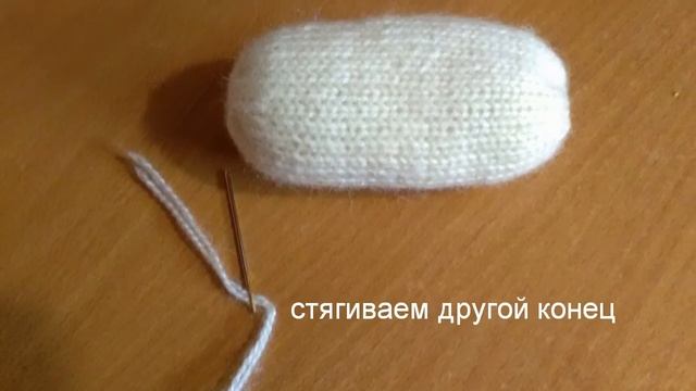 Простейший зайчик спицами из любой пряжи, смотреть онлайн