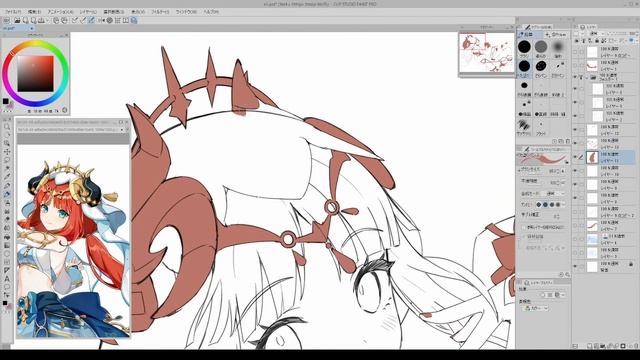 【イラストメイキング】原神/Genshin Impact-ニィロウ【Speed Painting】 смотреть онлайн
