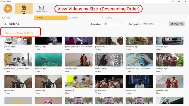 How to Sort Videos in CnX Player (2023) Best 4K HDR Video Player смотреть онлайн