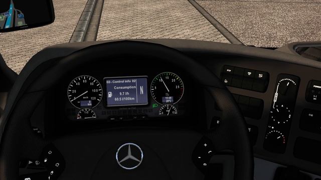 ETS2 (1.33) | "Mercedes Actros MP2 and MP3 sound" by Leen (28.12.18) - review смотреть онлайн