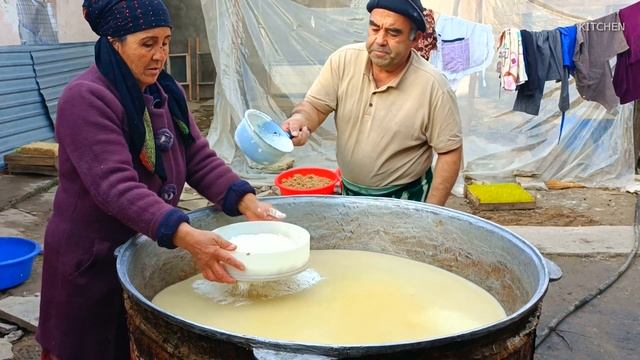 Legendary Sumalak! Sumalak has been preparing for 3000 years! How is sumalak prepared? Spring food смотреть онлайн