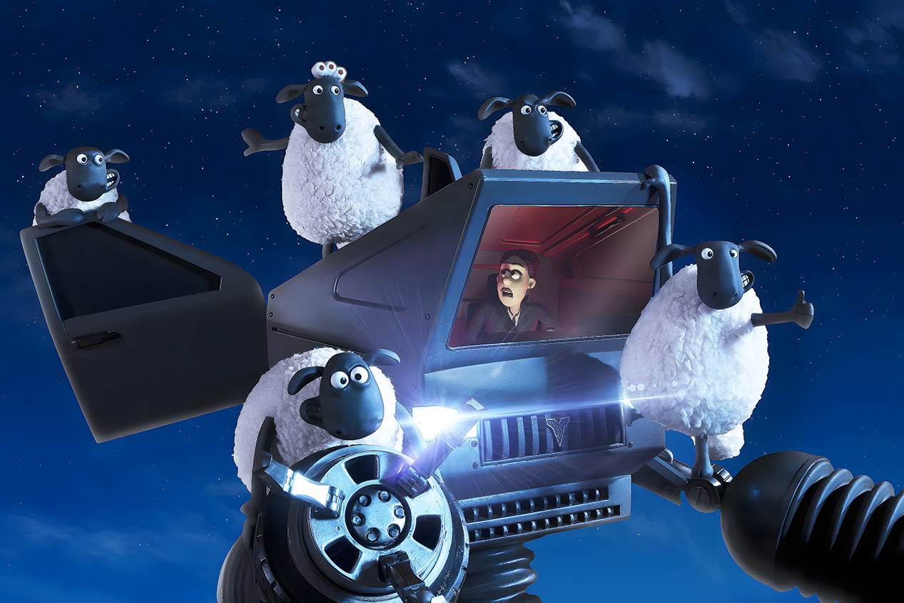 Мультфильм Барашек Шон Фермагеддон 2019 Странные огни над городом предвещают прибытие гостя смотреть онлайн