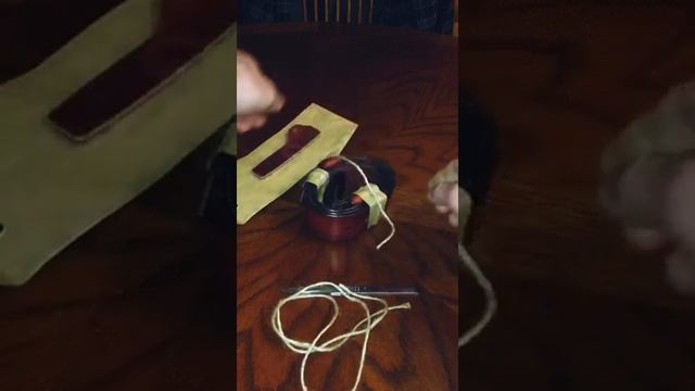 Работа с кожей. Производство ремня по этапно смотреть онлайн