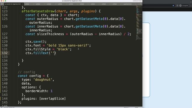 How to Create Overlapping Doughnut Chart in Chart JS 4 Part 3 смотреть онлайн