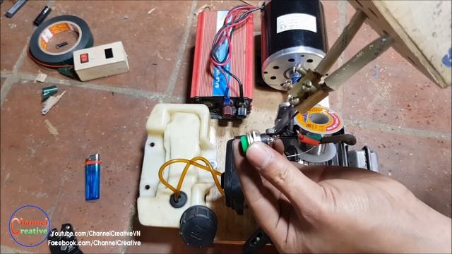 How to make 220v Dynamo Generator Using 2-stroke Engine смотреть онлайн