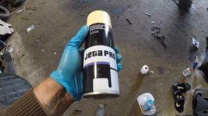 w221. Удаление ржавчины и обработка днища антикором.