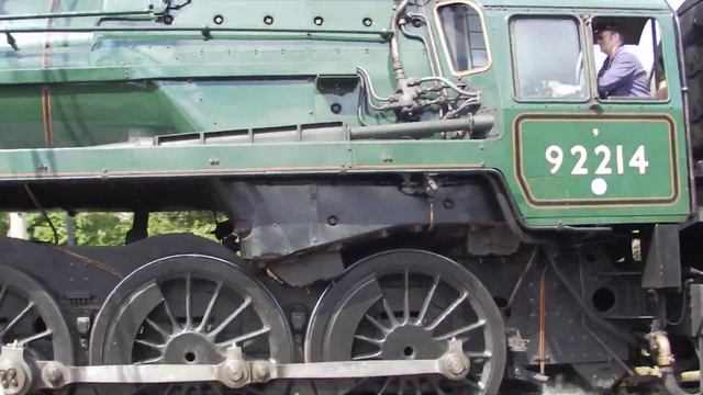 92214 Leicester City at Loughborough heritage train station смотреть онлайн