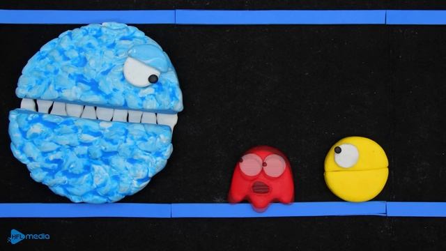 Lego PAC-MAN Monster vs. Crazy ghost Battle | Game PAC-MAN stop motion смотреть онлайн