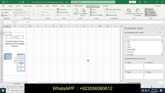 Exp19_Excel_Ch05_HOEAssessment_Fine_Art | Excel Chapter 5 Hands-On Exercise Assessment - Fine Art смотреть онлайн