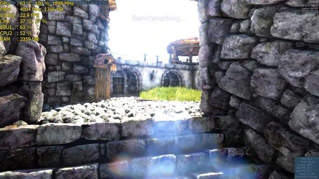GTX 1050 Ti 1900mhz Overclock + Intel G4400 Unigine Heaven Benchmark Ultra 1080p смотреть онлайн