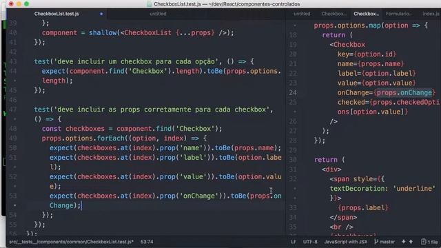 0007-50 React: Componentes Controlados -Testes com Jest e Enzyme смотреть онлайн