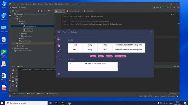 UI using Python & Qt Designer смотреть онлайн