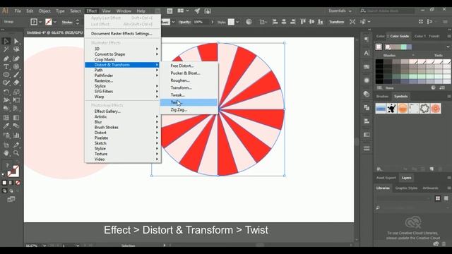 Рождественская Конфета в Adobe Illustrator | Урок #7 смотреть онлайн