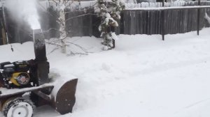 самодельный снегоуборщик к мотоблоку.