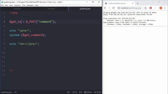 PHP Tutorial - 13 - Executing Programs using HTML Form смотреть онлайн