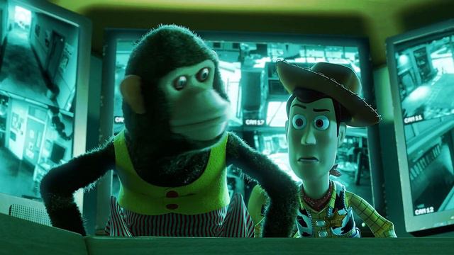 Toy Story 3 - Woody VS Monkey Scenes (2010) смотреть онлайн