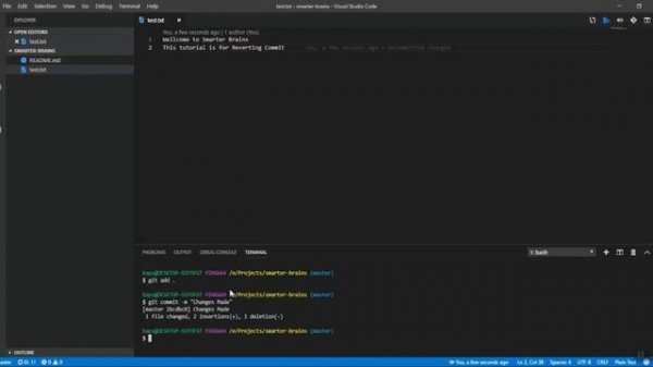 How to revert GIT commit in Gitlab  by Smarter Brains