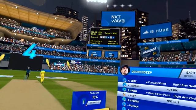 iB Cricket | 192 Team Chase Challenge vs Australia in HARD MODE | Oculus Quest 2 VR Cricket Gamepla смотреть онлайн