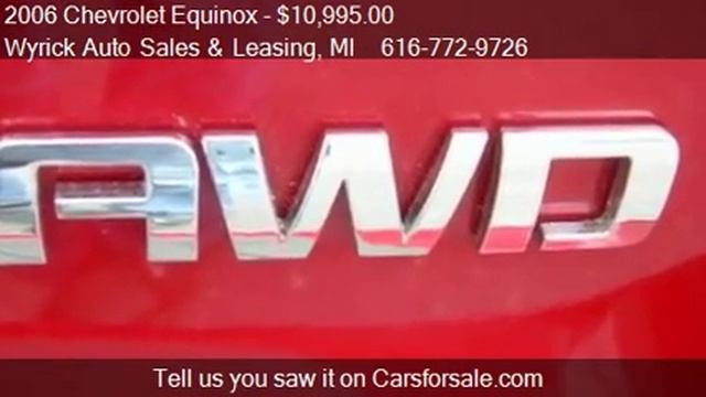 2006 Chevrolet Equinox LT AWD - for sale in Zeeland, MI 4946 смотреть онлайн