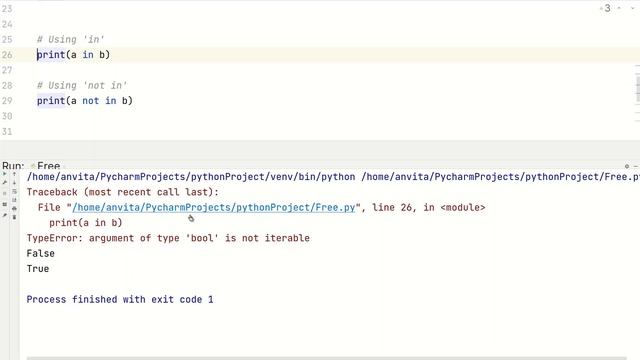 Python with Anvita #21 - Identity, membership, and logical operators | Absolute beginner|Full cours смотреть онлайн