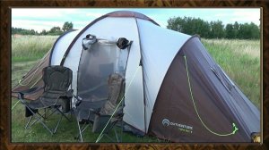 Обзор на кемпинговую палатку Outventure twin sky 4 ,складное кресло Outventure , рыбалка на донки