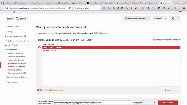 Jak upravit robots.txt, aby neblokoval CSS a JS смотреть онлайн