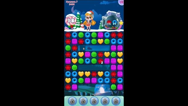 Jelly Blast Candy Trip - free offline match 3 puzzle game for Android and iOS - gameplay. смотреть онлайн