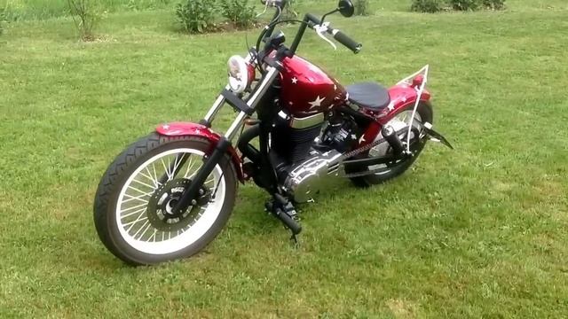 Suzuki Savage LS 650 / S 40 with Supertrapp Thunderbike Motogadget - Bobber Chopper Custombike смотреть онлайн