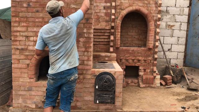 Построили печь , барбекю и плиту смотреть онлайн