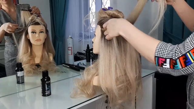 Объёмные локоны.Урок 3 смотреть онлайн