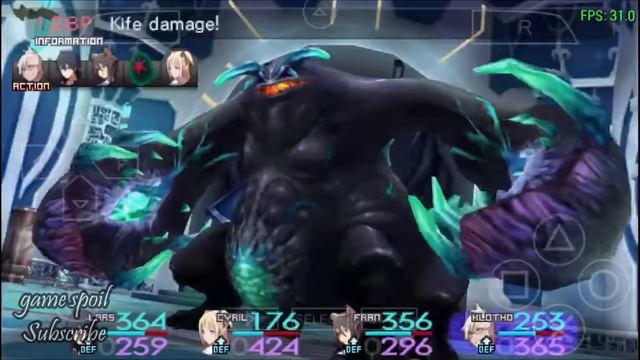 Sol Trigger PPSSPP English Patch 16th Boss Gameplay