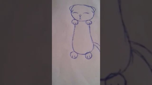 Урок рисования #1 Котик? смотреть онлайн